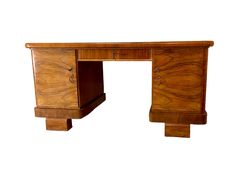 Large Art Deco Executive Desk