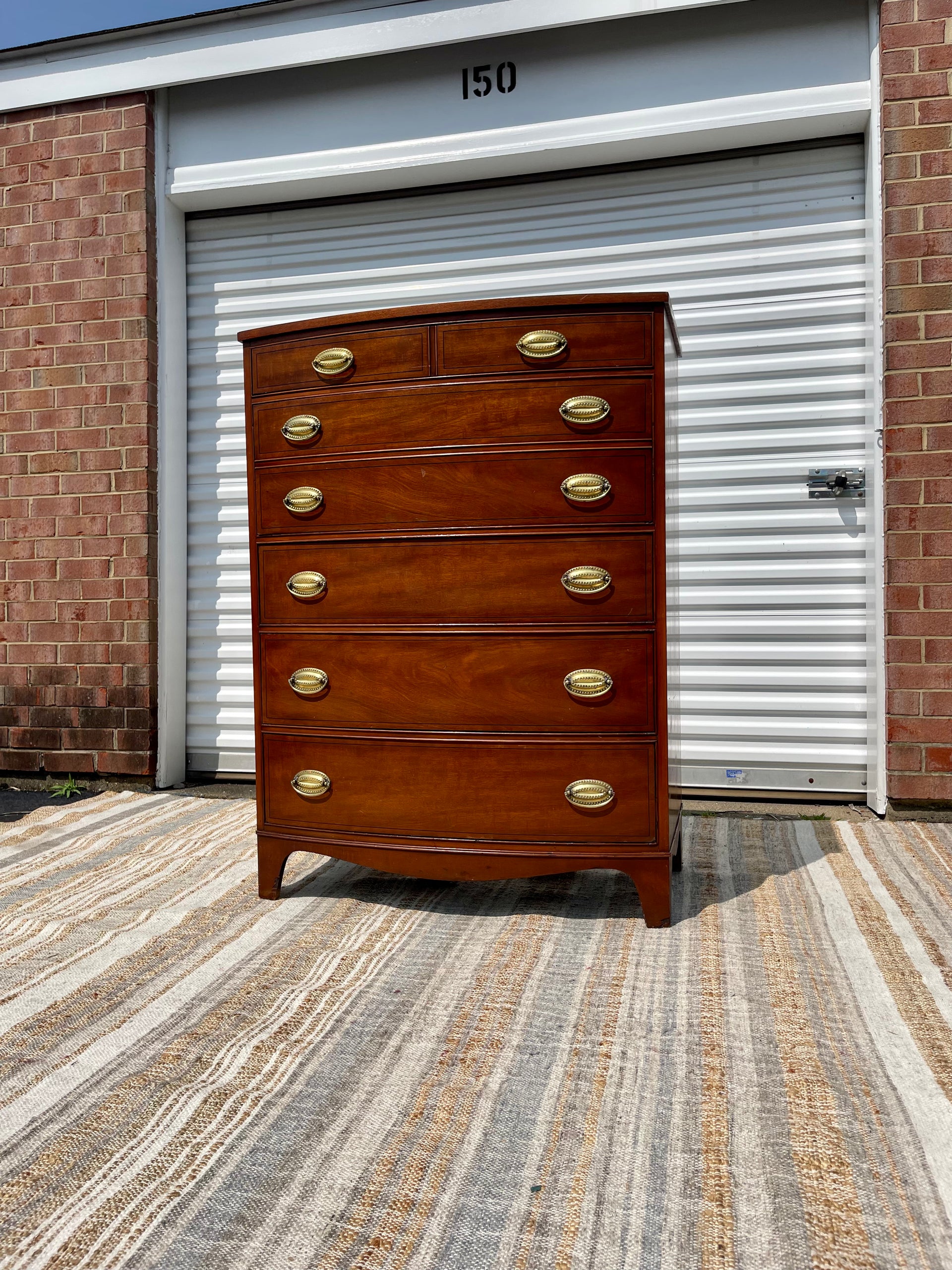 Henredon American Empire Tallboy Dresser