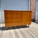 Mid Century Pecan Sideboard