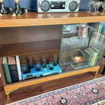 Martin Feinman MCM Glass-fronted Bookcase or Liquor Cabinet