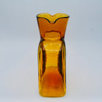 Blenko Glass Mid Century Amber Vase