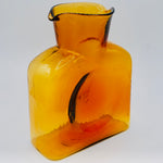Blenko Glass Mid Century Amber Vase