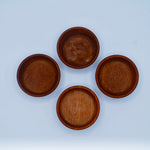 Danish Teak Petite Salt Serving Bowls