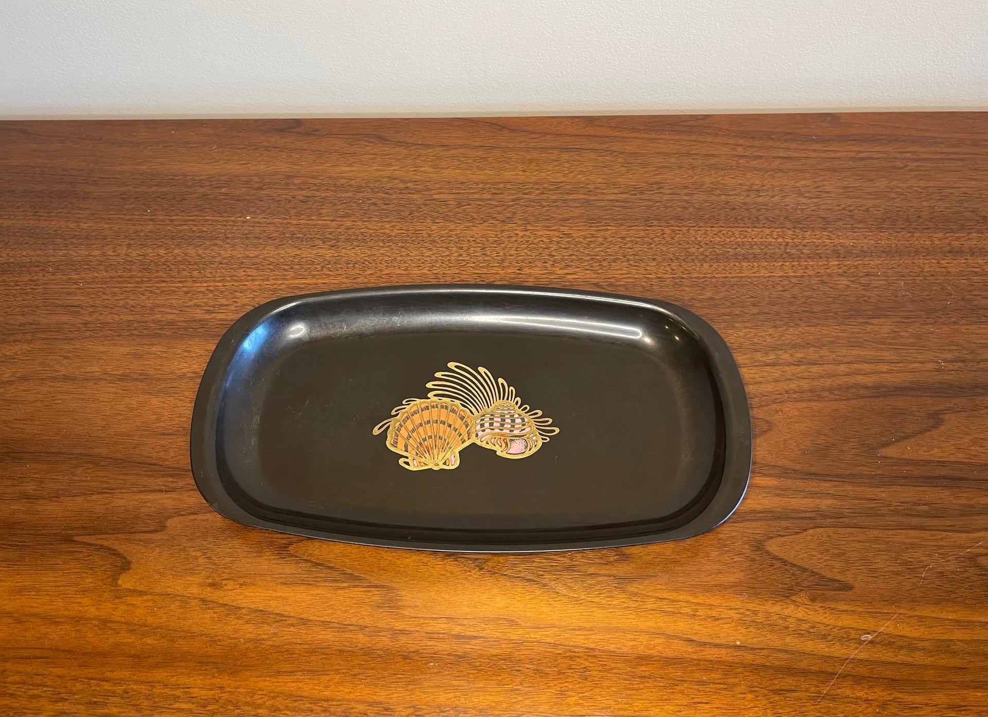 Couroc Seashell Serving Tray