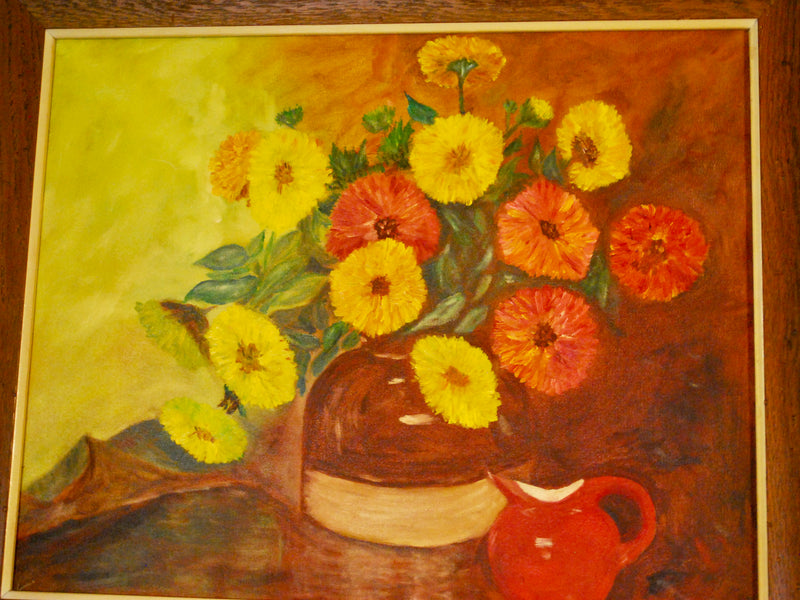 Midcentury Floral Still Life