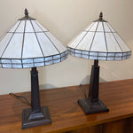 Tiffany Reproduction Lamp Pair