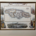 Antique Jamaican Map Print