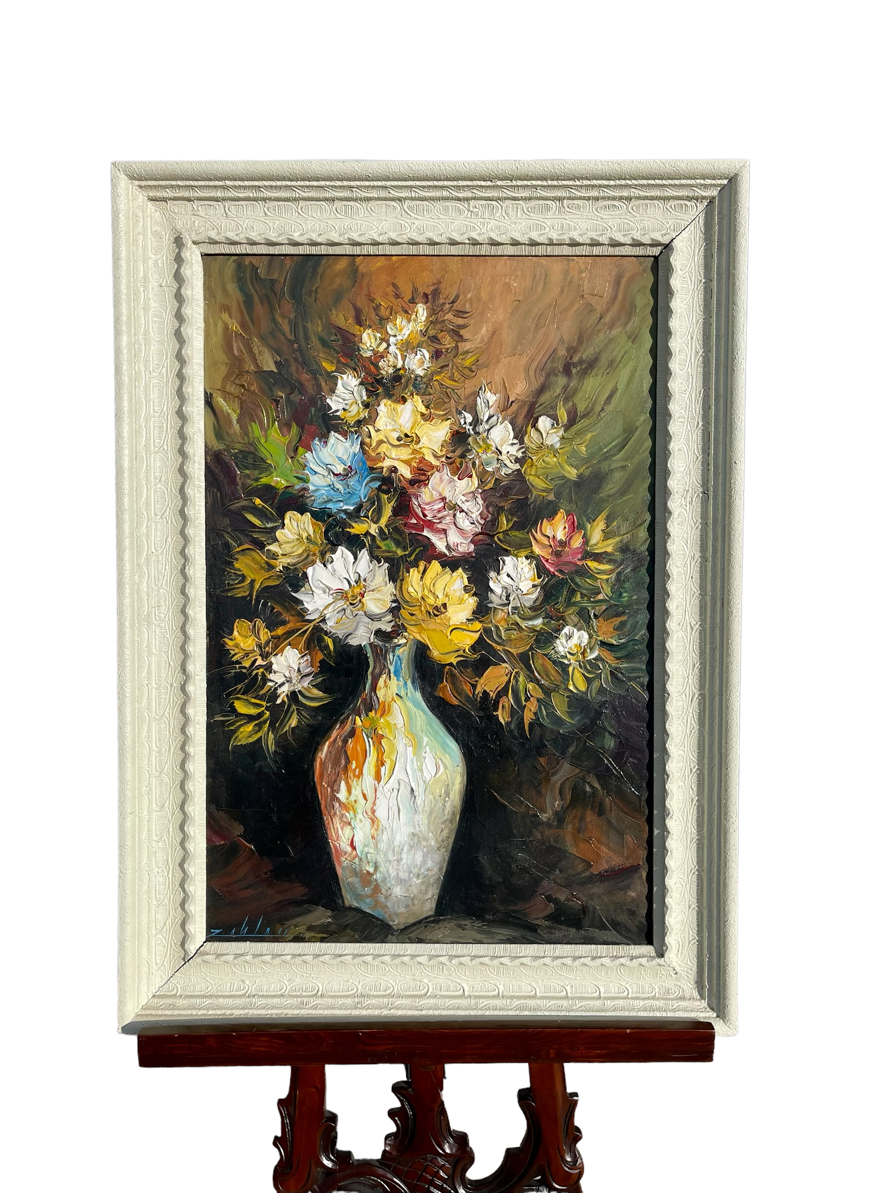 Sophie Zahlan de Cayetti “Lourdes Buenaventura” Oil on Canvas