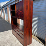 Danish Modern Rosewood Freestanding Wall Unit