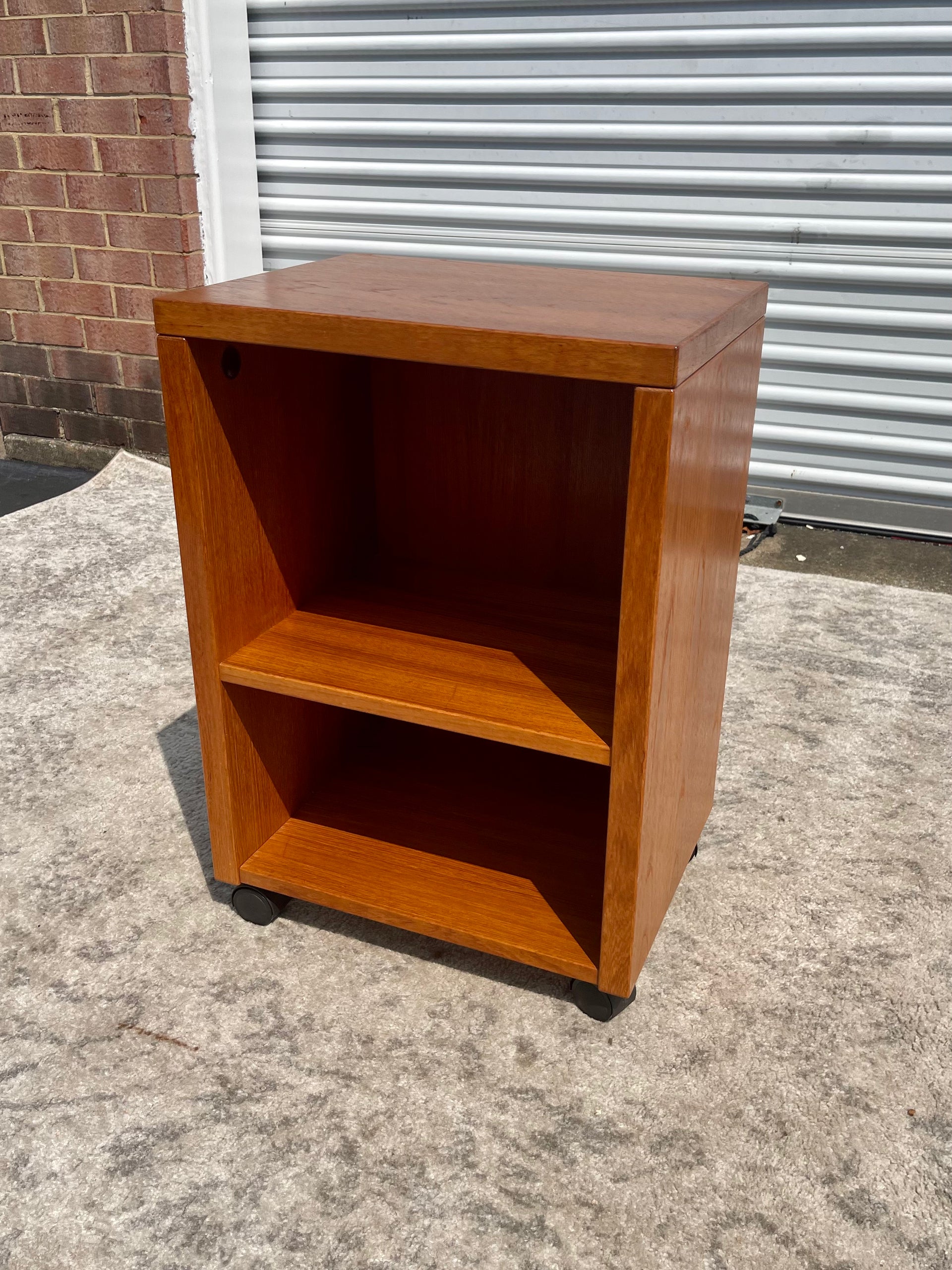 Danish Teak Printer Cabinet