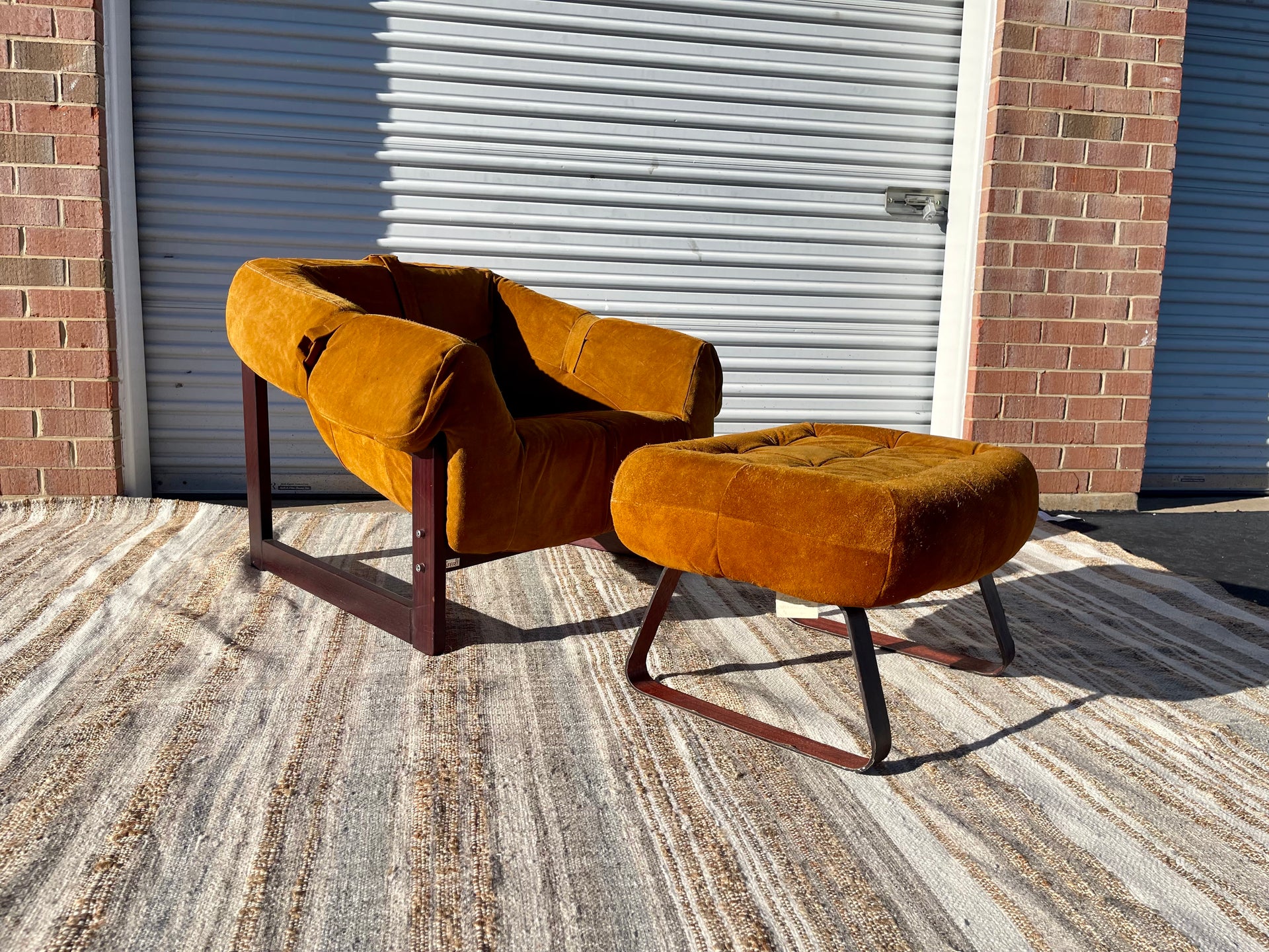 Percival Lafer MP-79 Lounge Chair and Ottoman