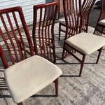 Danish Rosewood Bentwood Dining Chairs