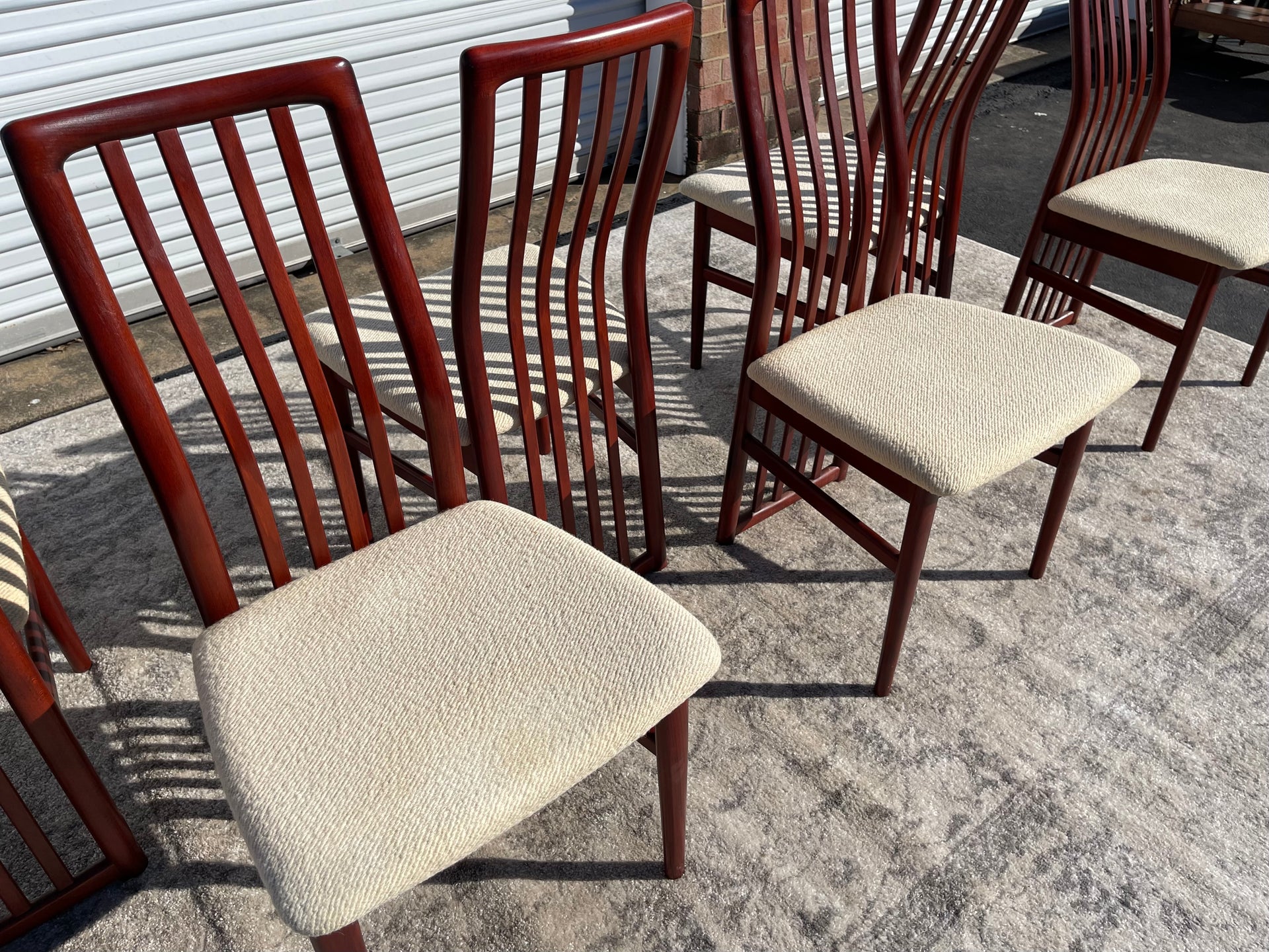 Danish Rosewood Bentwood Dining Chairs