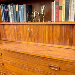 Danish Modern Teak Bookcase and Sectional by Johannes Sorth for Bornholm
