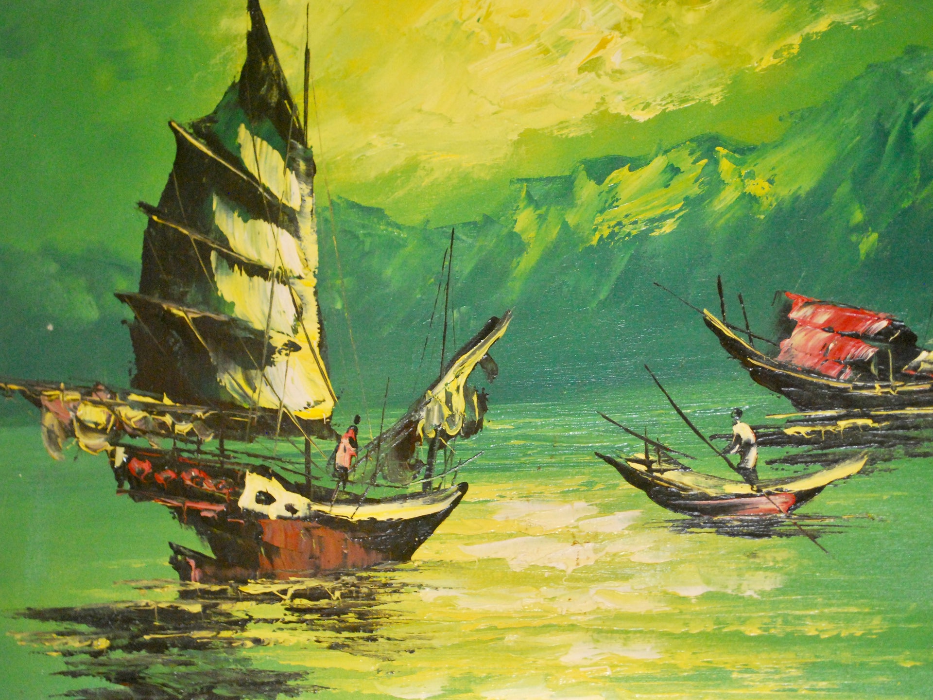 Midcentury D. Lee Signed Painting