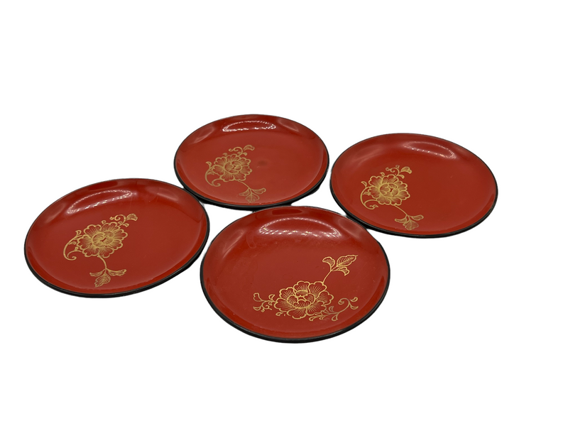 Vintage Japanese Lacquer Coasters