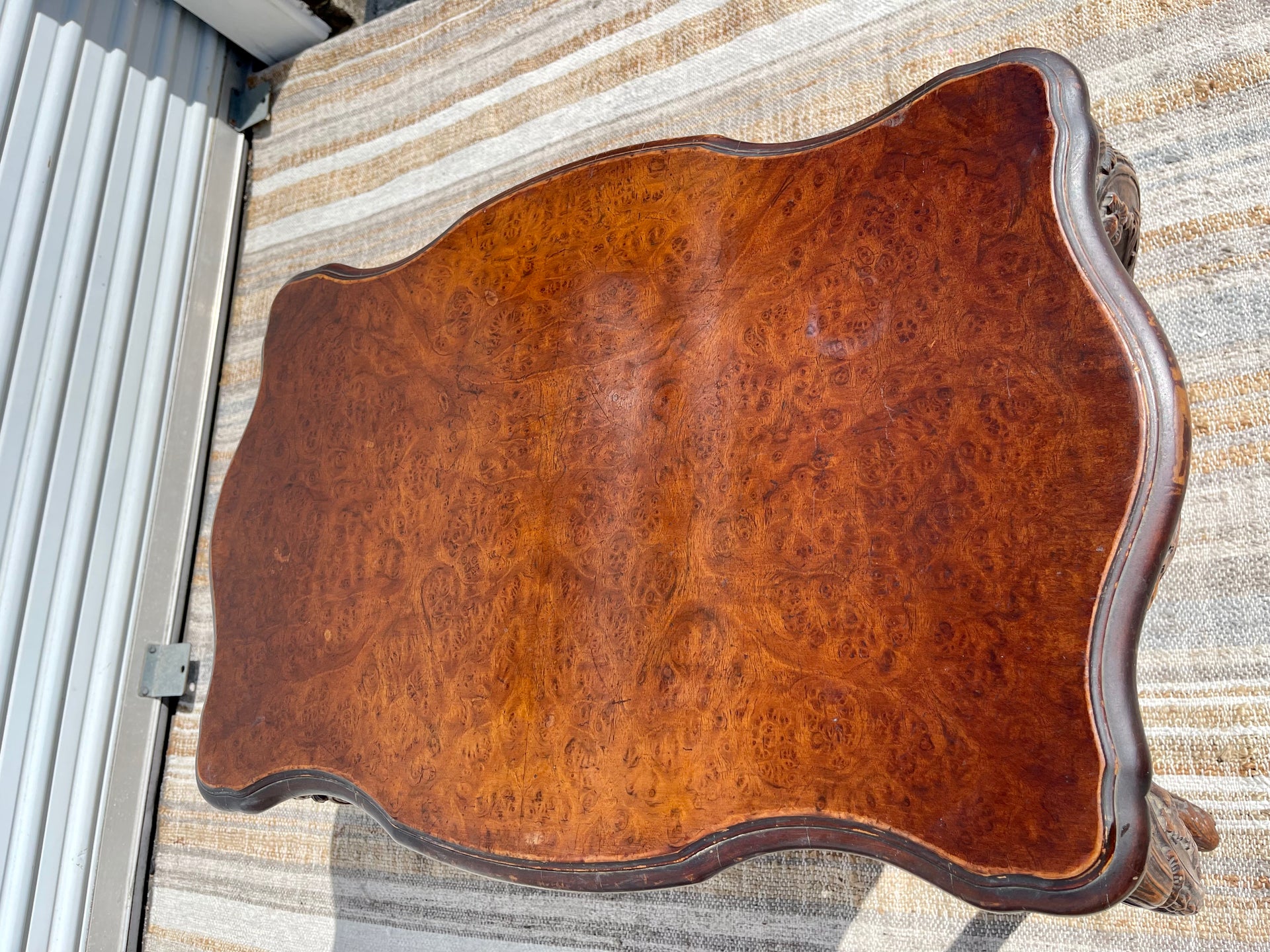 Italian Hand Carved Side Table