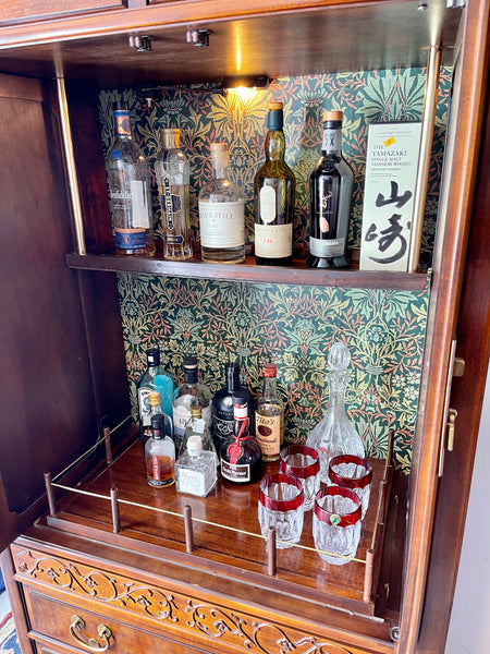 Custom Henredon Bar Cabinet Magpie Reclamations
