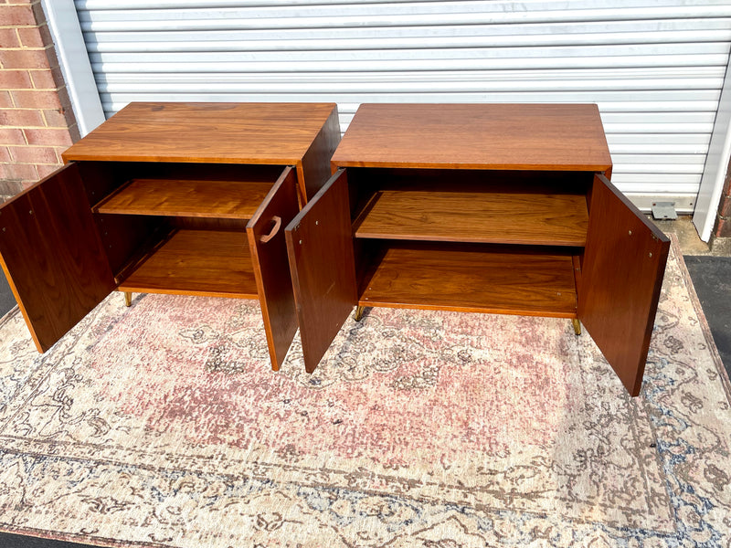 Danish Modern Teak Media Cabinets