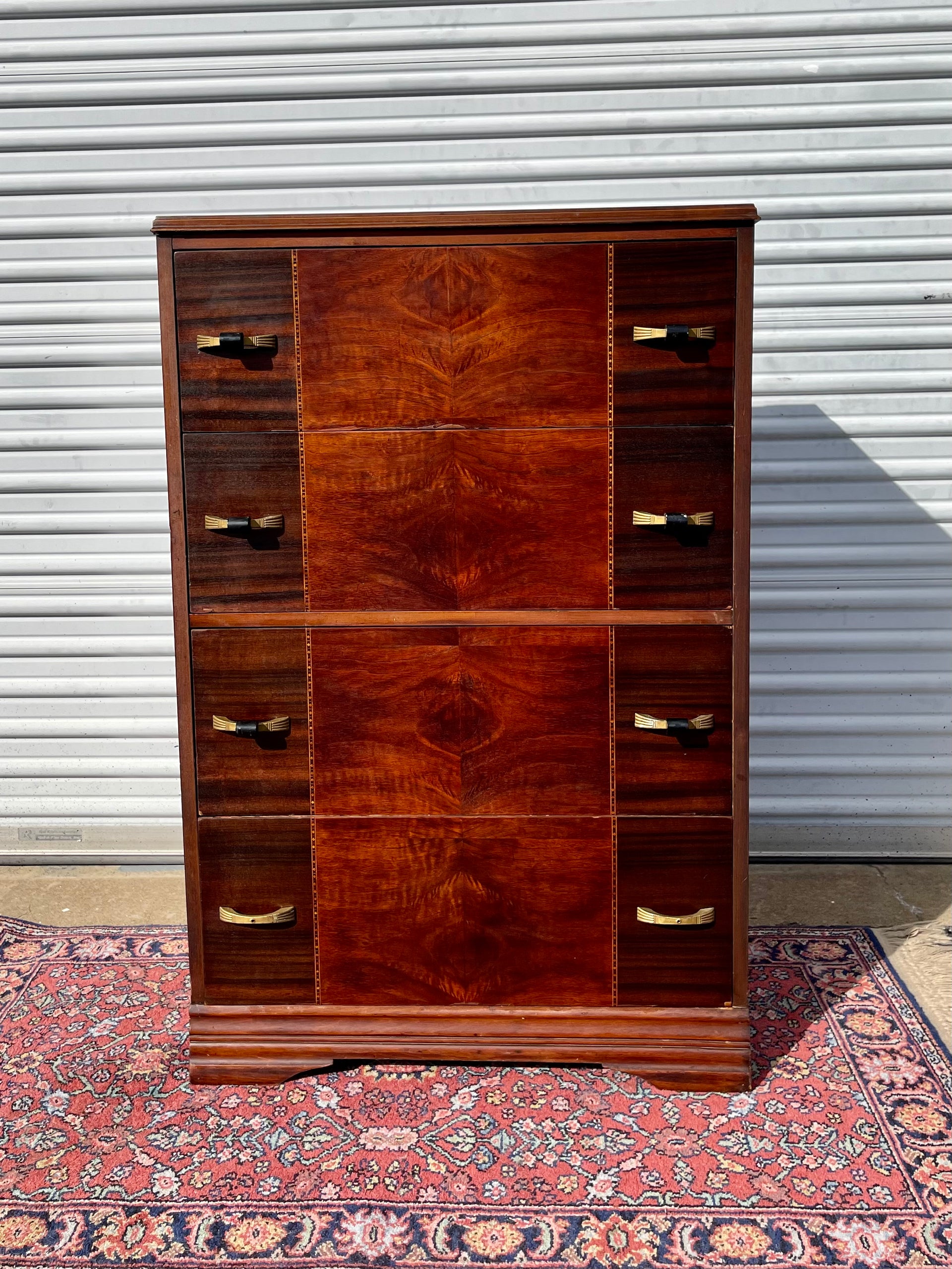Refinished Art Deco Tallboy Dresser