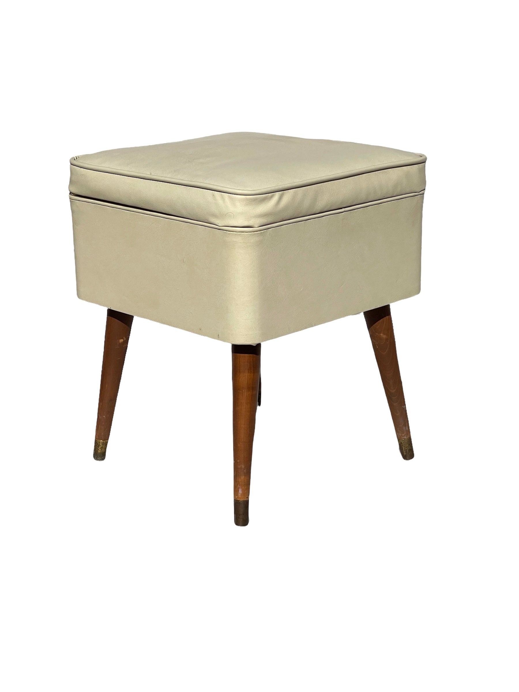 Mid Century Modern Singer Sewing Machine Stool