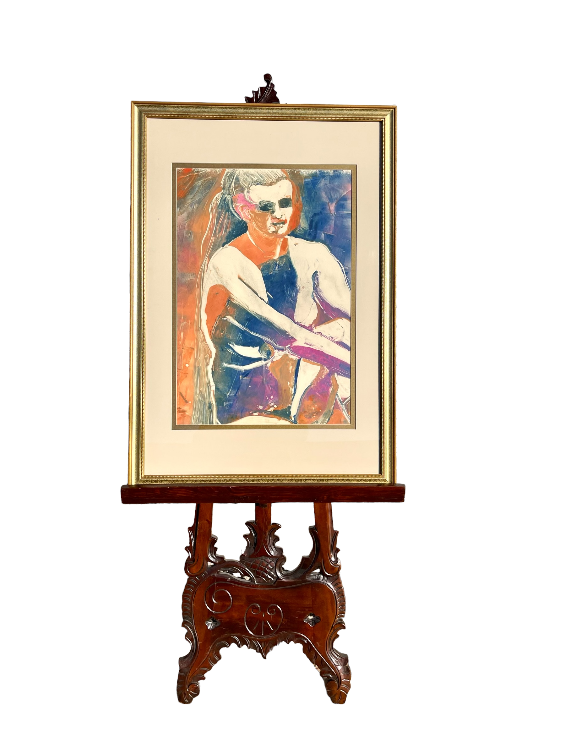 Nina Gelin-Meier Colorful Nude Painting