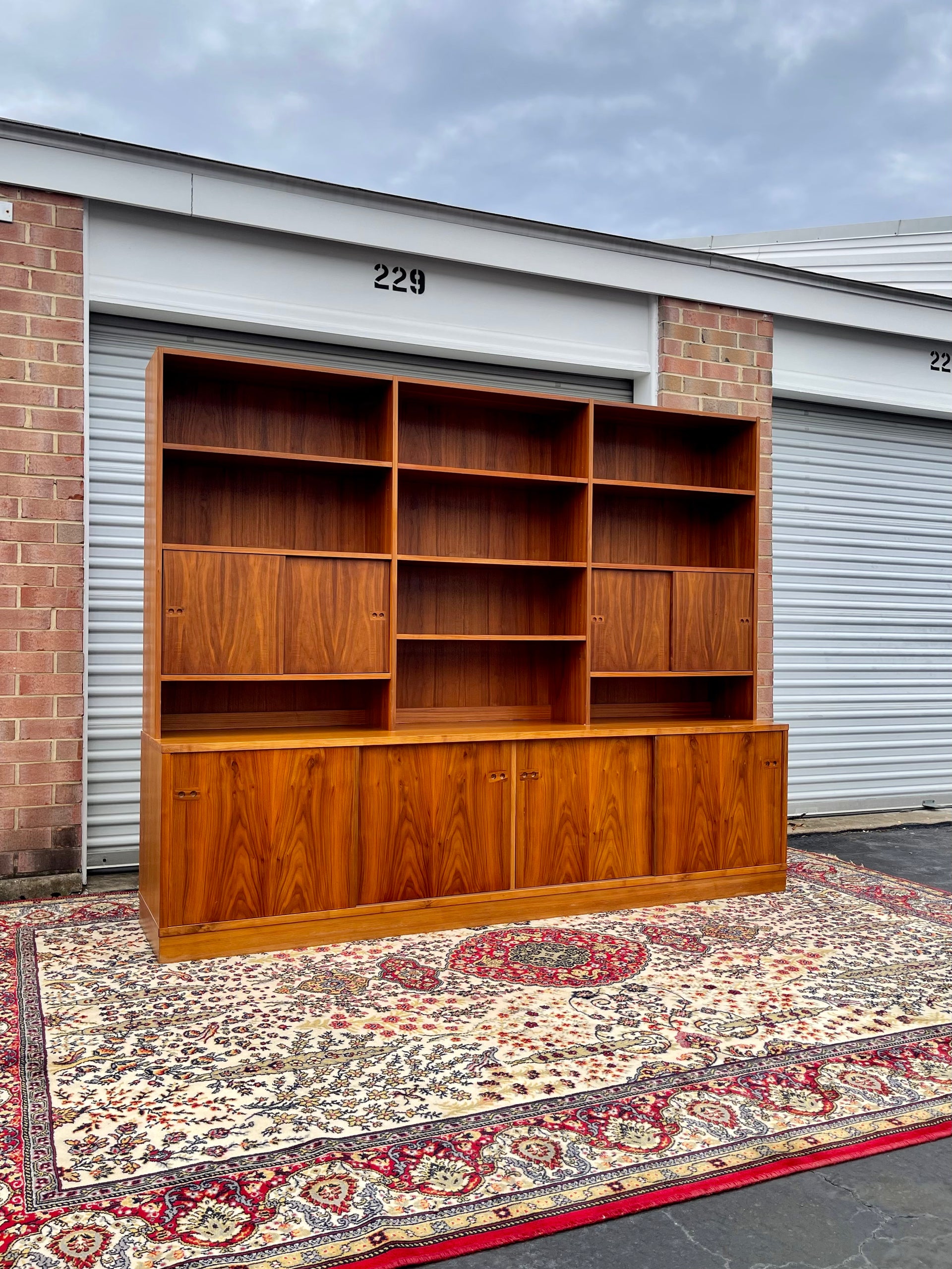 Danish Teak Wall Unit