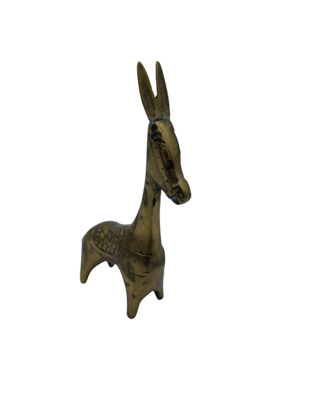 Antique Brass Donkey