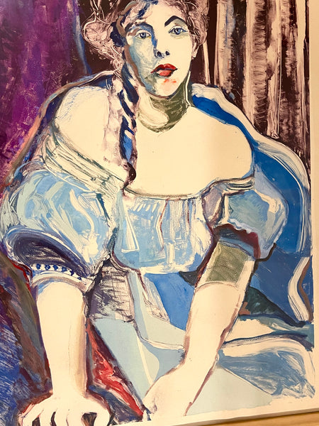 Nina Meier Blue and Purple Portrait