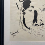 Tuffli “Crammer” Signed Ink Portrait