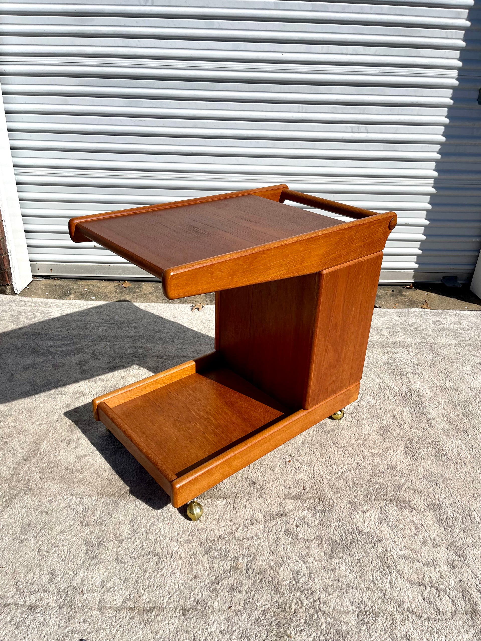 Danish Modern Teak Bar Cart