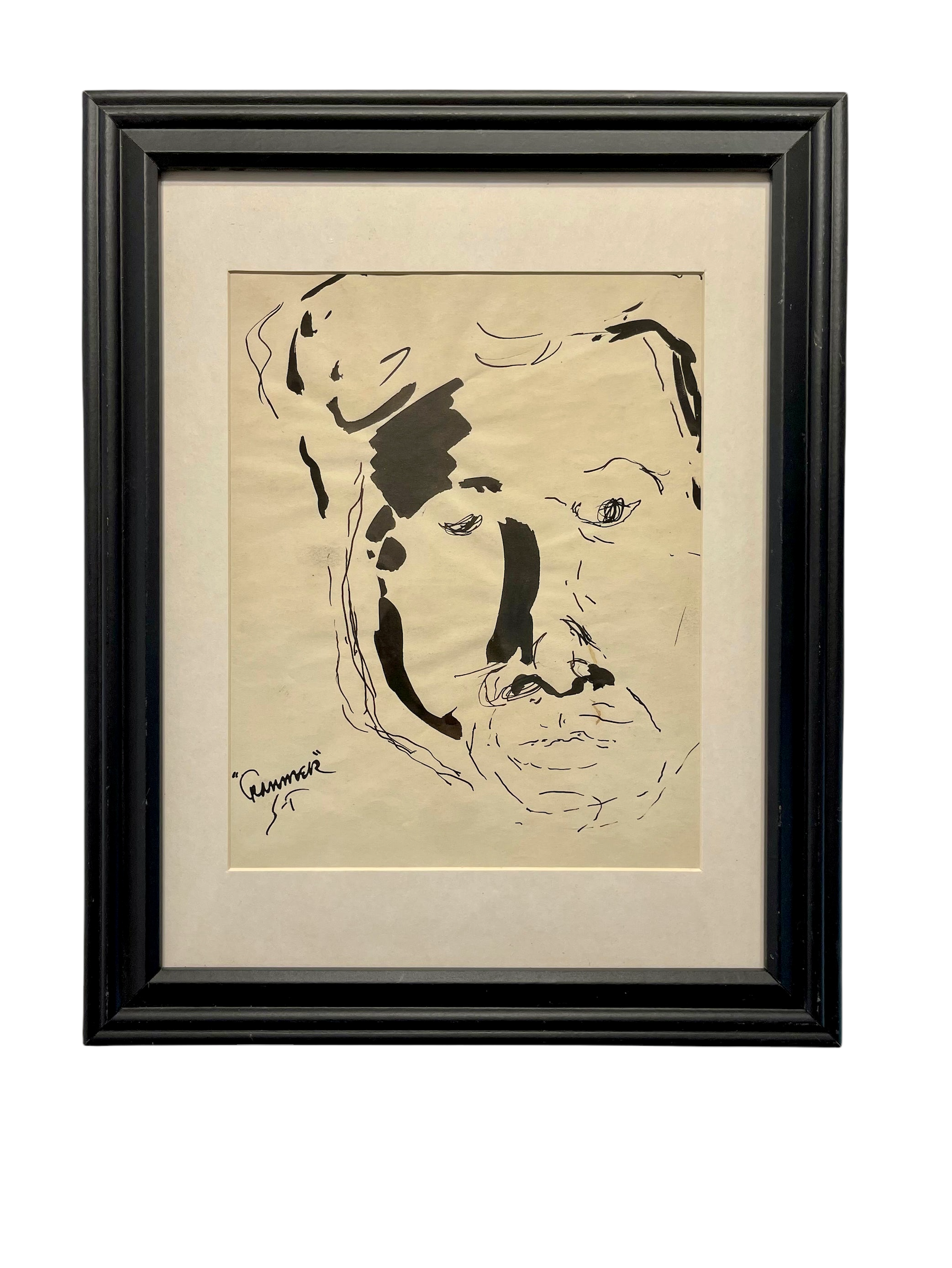 Tuffli “Crammer” Signed Ink Portrait