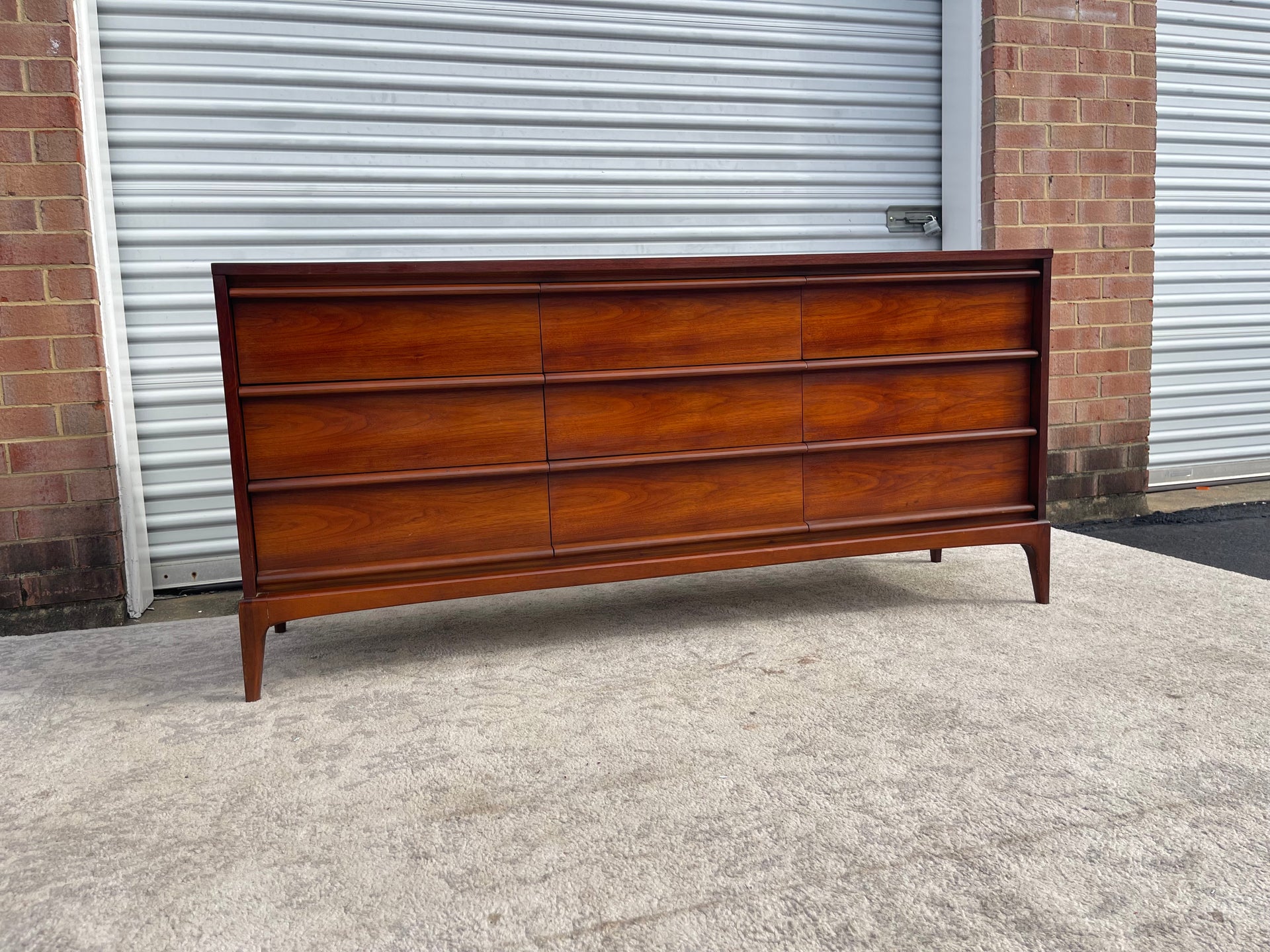 Lane Rhythm Nine Drawer Lowboy Dresser