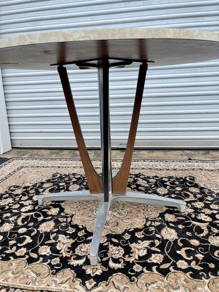 Mid century bistro table hot sale