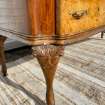 Baroque Antique Italian Burled Walnut Sideboard