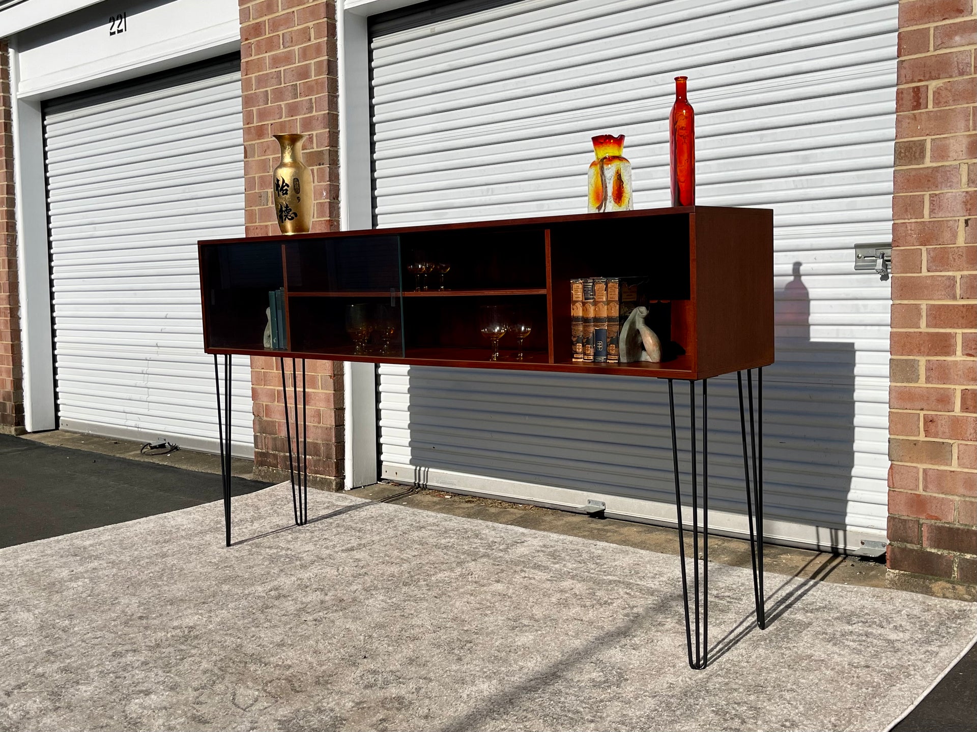 Peter Løvig Nielsen Danish Teak Custom Display Cabinet
