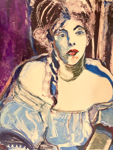 Nina Meier Blue and Purple Portrait