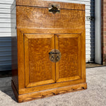 Antique Chinese Burl Wood Cabinet