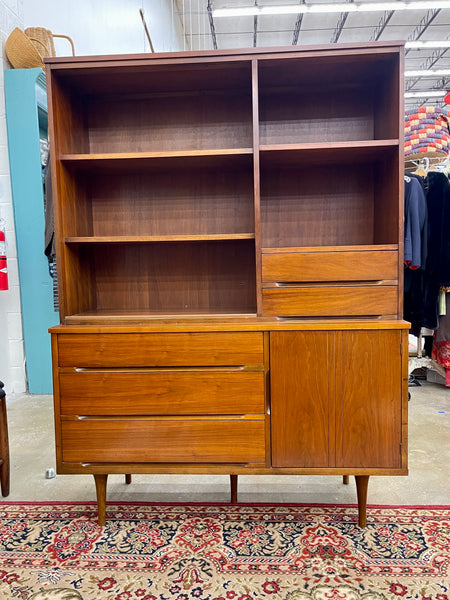 Mid Century Modern Hutch & Credenza