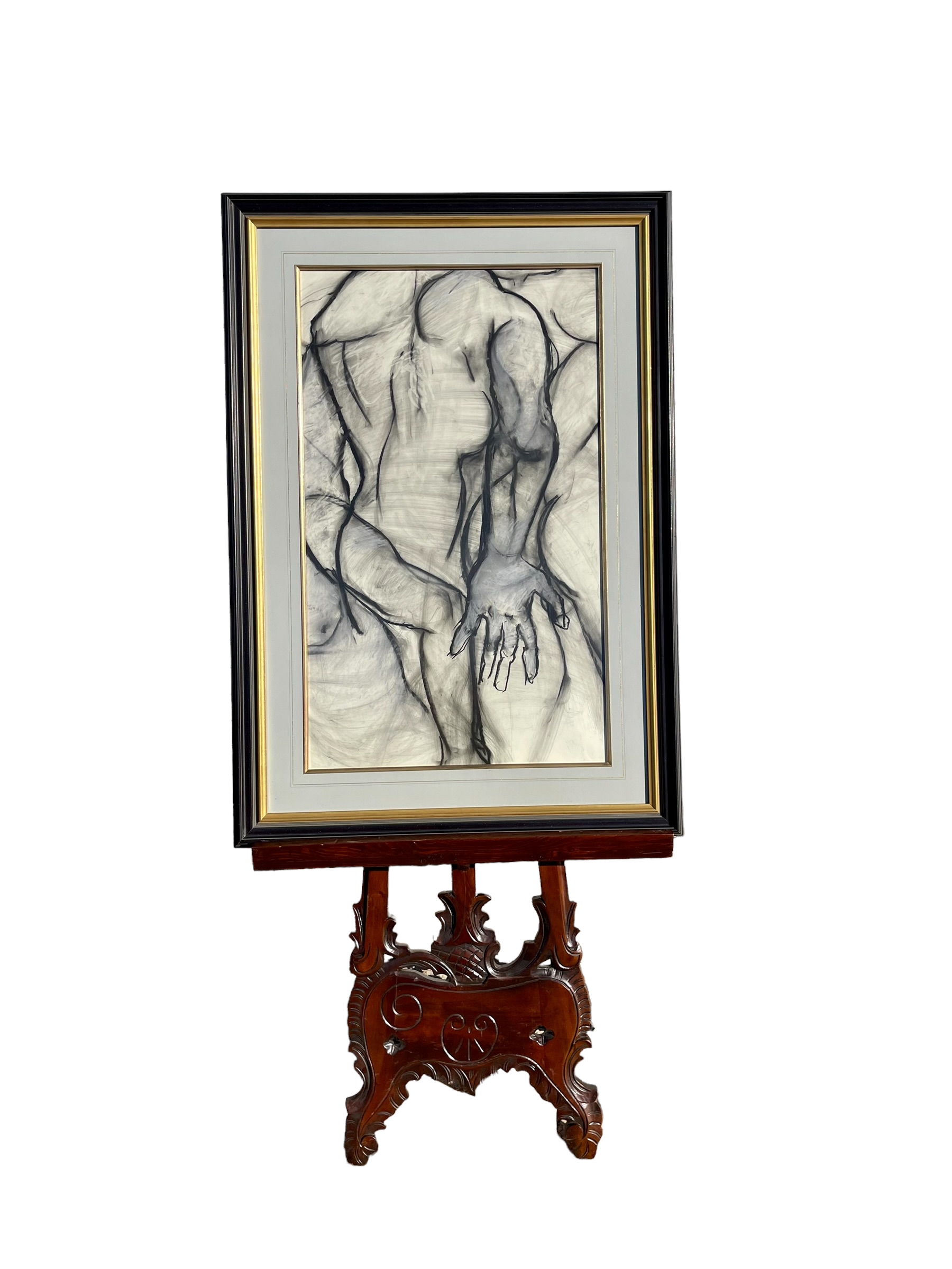 Nina Gelin-Meier “The Hand” Charcoal Art