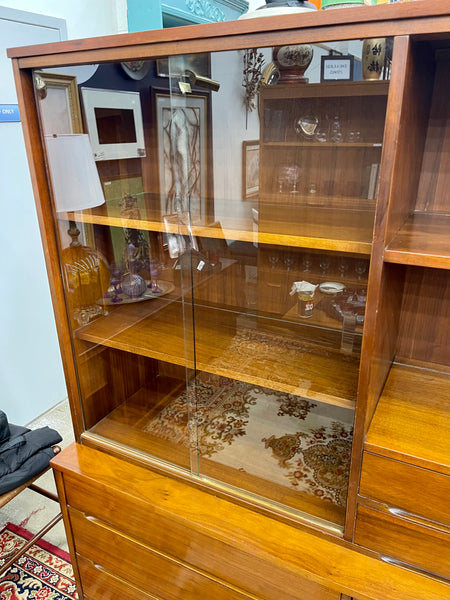 Mid Century Modern Hutch & Credenza