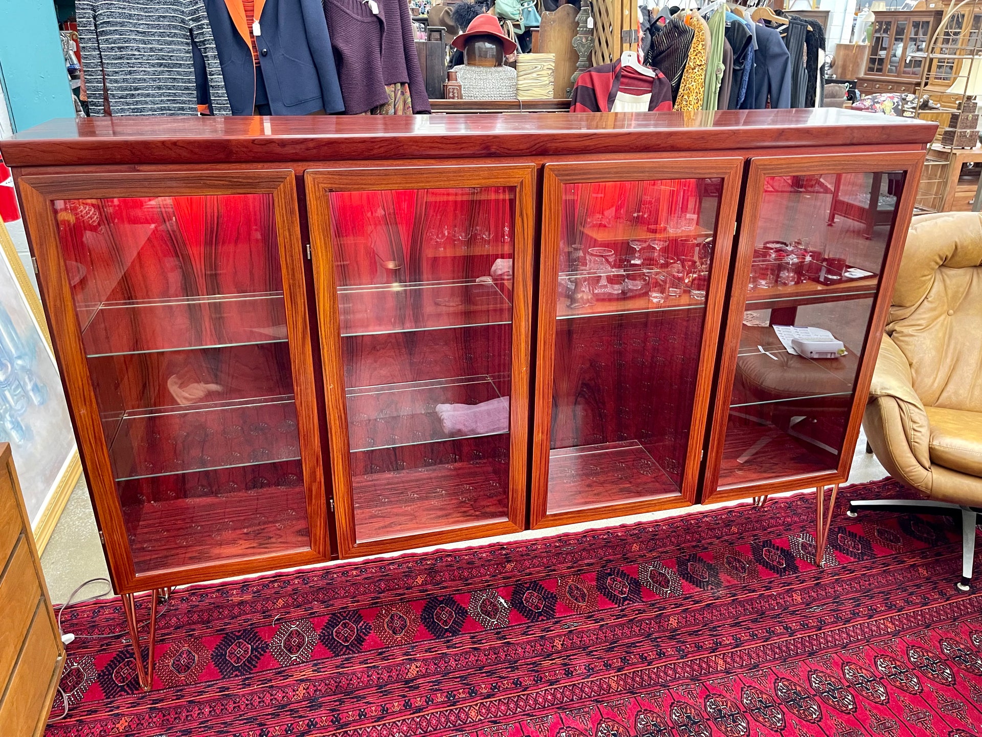 Skovby Rosewood Display Case