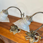 Victorian Art Nouveau Arched Table Lamps