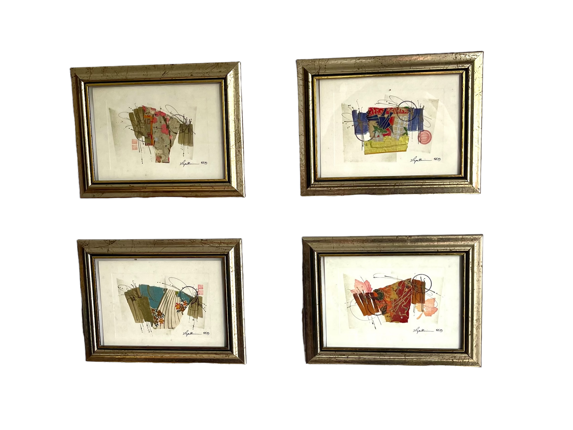 Signed Mixed Media Set