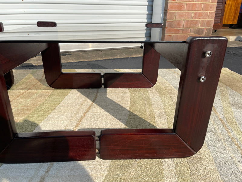 Percival Lafer Rosewood Mid Century Modern Side Tables