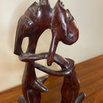Wooden Jamaican Statues