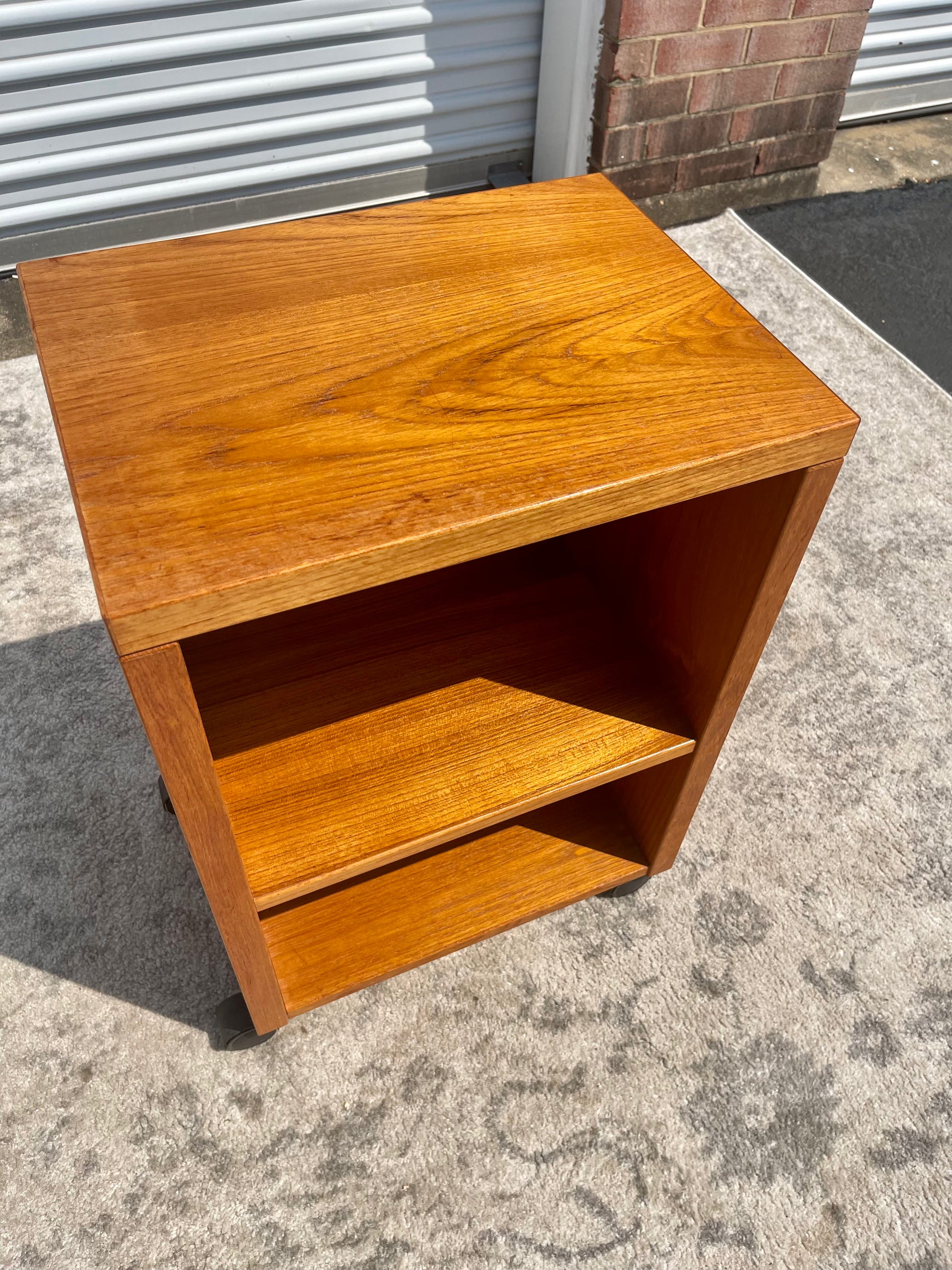 Danish Teak Printer Cabinet