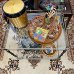 Vintage Bamboo Bar Cart