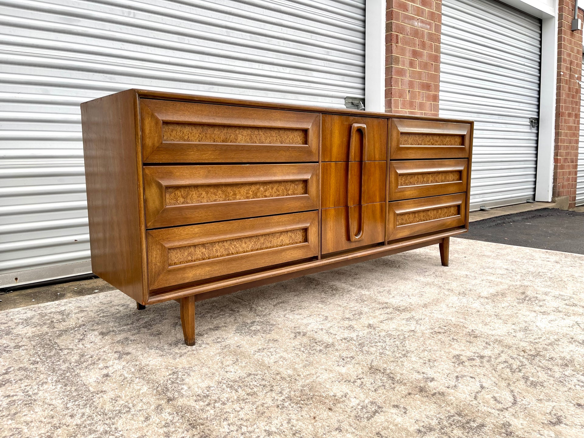 Red Lion Mid Century Nine Drawer Dresser