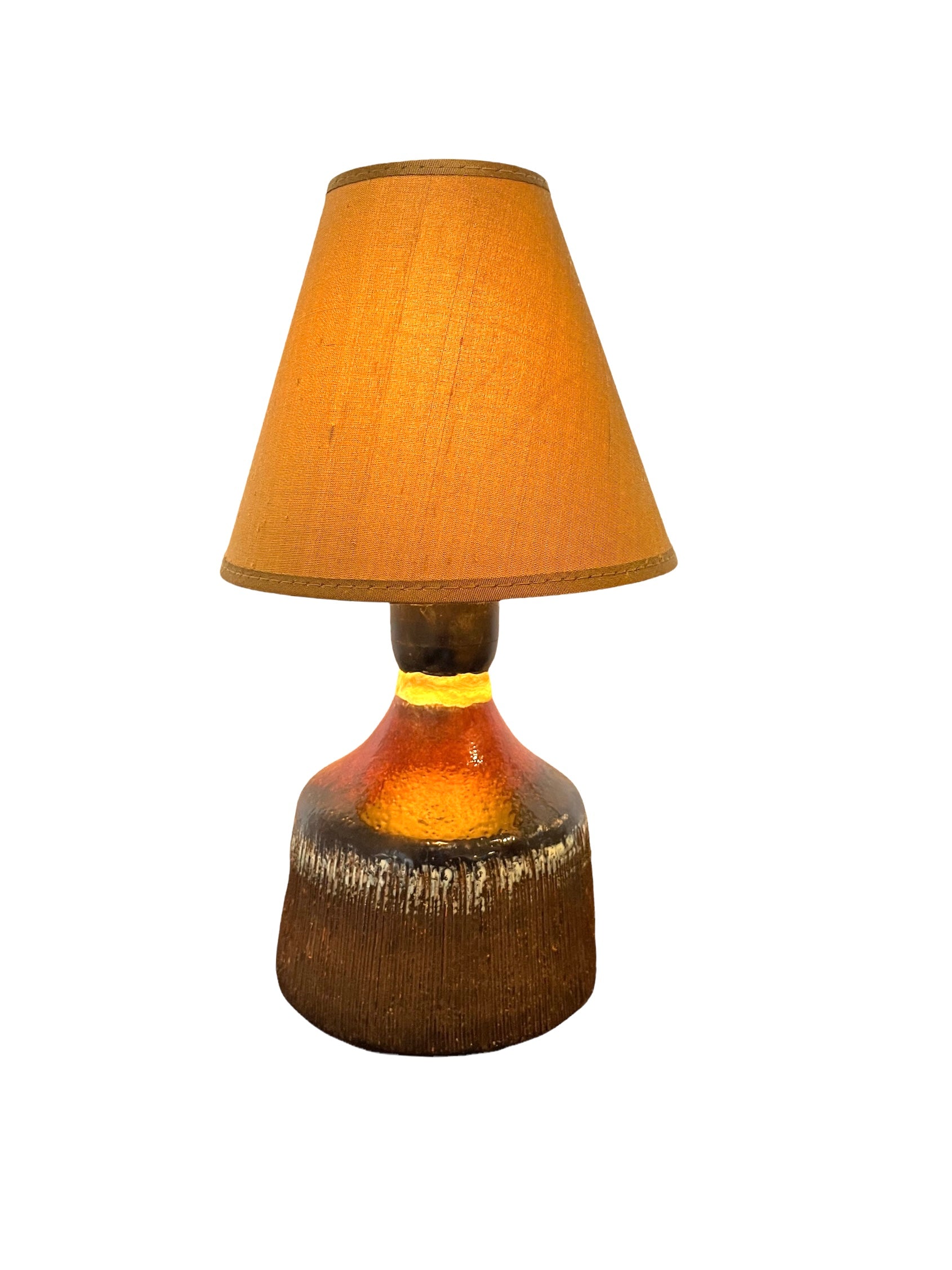 Tilgmans Table Lamp Glazed Stoneware, Sweden 1950s